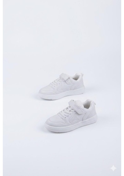 Fort Eldon Cool Rahat Hafif Anatomik Sneaker Kız Çocuk Ayakkabı Beyaz