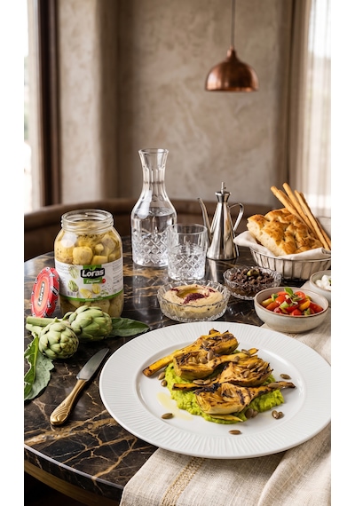 Loras İtalyan Tipi Bebek Enginar Kalbi 32-35 Adet 2550 Gr 2900 Cc