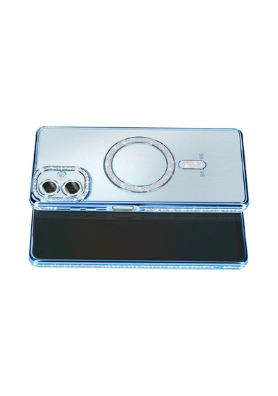 Samsung Galaxy A07 4g Joke Simli Magneticsafe Kılıf - Mavi 0.2M-Çok Renkli