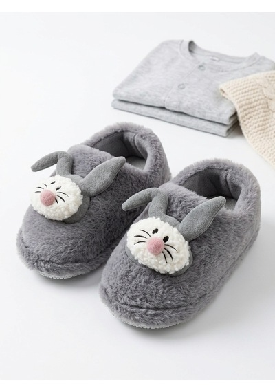 Stwenn Sevimli Hayvan Figürlü Peluş Çocuk Panduf Kaymaz Taban Kışlık Sıcak Tutan Ev Kreş Anaokulu Pandufu Gri Stwenn Sevimli Hayvan Figürlü Peluş Çocuk Panduf Kaymaz Taban Kışlık Sıcak Tutan Ev Kreş Anaokulu Pandufu Gri