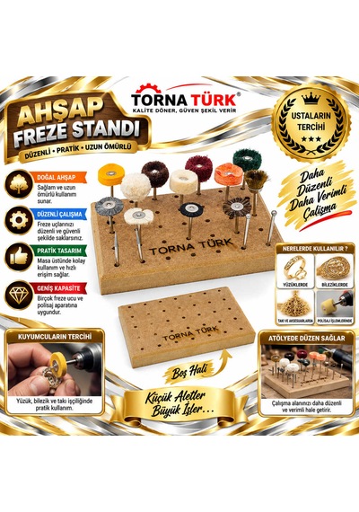 Ahşap Freze Standı