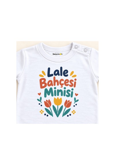 Babylimon Lale Bahçesi Minisi Beyaz Kısa Kollu Çıtçıtlı Bebek Zıbını Beyaz - Lale Bahçesi Minisi - 928161963 Beyaz - Lale Bahçesi Minisi