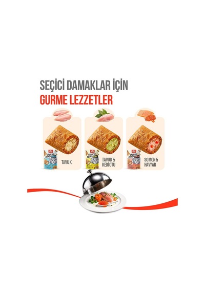 Kedi Crunch Ödül Catnipli & Tavuklu 60g