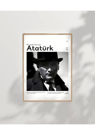 Çerçevesiz Poster Gölgedeki Deha