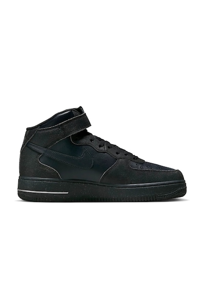 Nike Air Force 1 Mid Halloween Black Leather Sneaker Siyah Deri Günlük Spor Ayakkabı Dq7666-001 Nike Air Force 1 Mid Halloween Black Leather Sneaker Siyah Deri Günlük Spor Ayakkabı Dq7666-001
