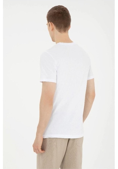 U.s. Polo Assn. Erkek T-shirt G081sz011-0-1824946 Beyaz