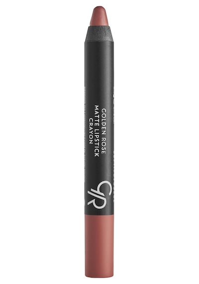 Matte Lipstick Crayon No: 28 - Besleyici Nemlendirici Mat Kalem Ruj Çok Renkli