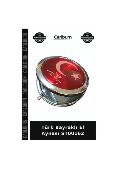 Özel Üretim Milli Hediyelik Aksesuar Kişisel Bakım Türk Bayraklı El Aynası St00162