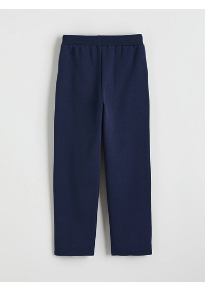 LC Waikiki Lcw Kids Lacivert Beli Lastikli Kız Çocuk Eşofman Altı Dark Navy