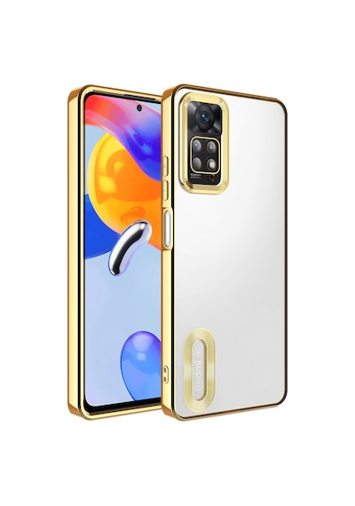 Xiaomi Redmi Note 12 Pro 4g Kılıf Kamera Lens Korumalı Logo Gösteren İnce Hafif Pazarplus Rose Gold