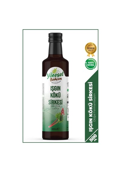 Yöresel Bahçem Işkın Kökü Sirkesi Doğal Fermantasyon 500ml