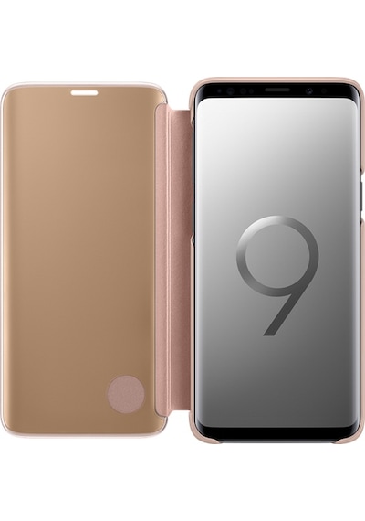 Galaxy S9 İle Uyumlu Clear View Kılıf Altın Ef-zg960cfegww