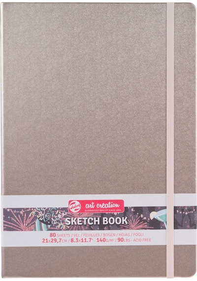 Talens Sketchbook Sert Kapak Eskiz Çizim Defteri 21x29 Cm. Şampan