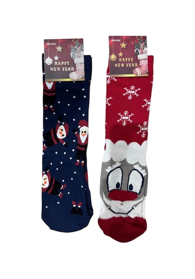 Bmt Bebek 12'li Yılbaşı Temalı Unisex Pamuklu Çorap Seti - One Size Standart Beden Çok Renkli Bmt Bebek 12'li Yılbaşı Temalı Unisex Pamuklu Çorap Seti - One Size Standart Beden Çok Renkli