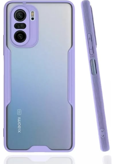 Newface Xiaomi Poco F3 Kılıf Platin Silikon - Lila