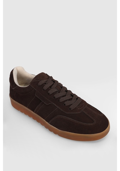 Lufian 112230232 Pele Sneaker Erkek Deri Ayakkabı Kahverengi