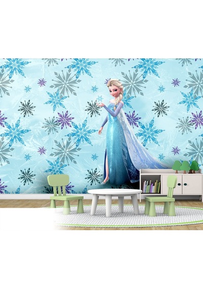 Elsa Karlar Ülkesi Duvar Kağıdı Frozen Çocuk Odaları Için (397454848)