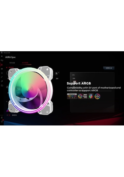 Alseye H4.0 120mm Tekli Rgb Kasa Fanı