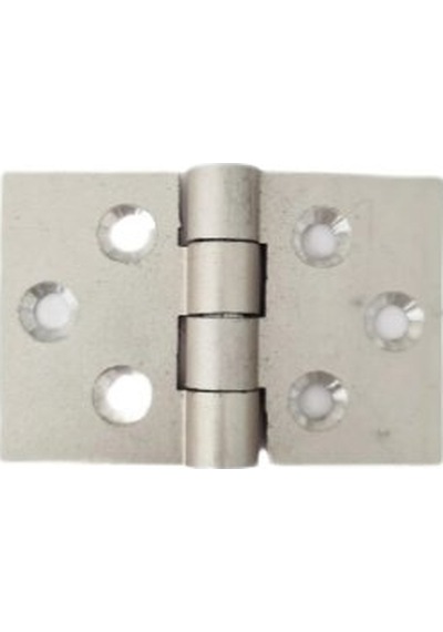 Alüminyum 2.5 Cm Dar Sabit Mentese 25 X 28 X 1.8 Mm / 10 Adet