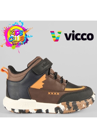 Vicco Altay Ortopedik Kauçuk Taban Ortopedik Çocuk Bot Kahverengi