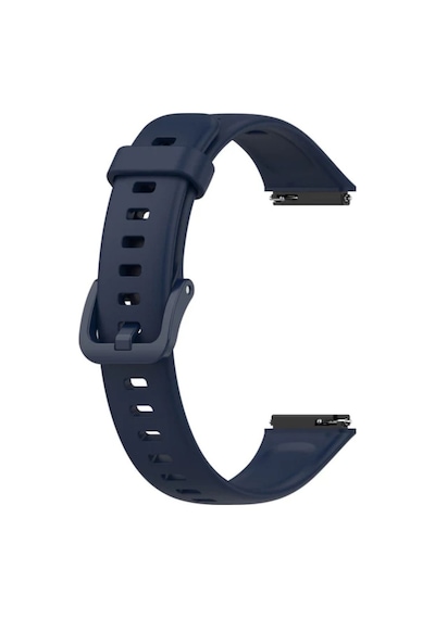 Huawei Band 7 Uyumlu Silikon Kordon Kayış Lacivert