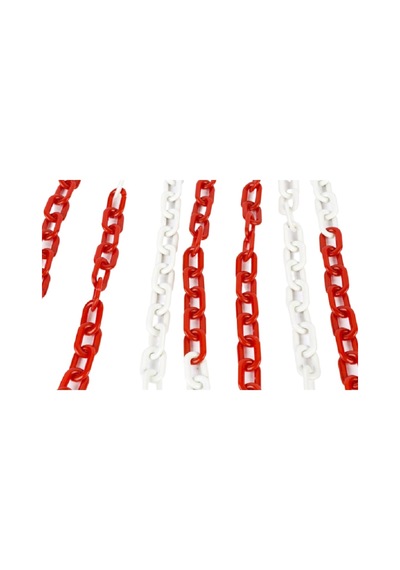 Üstün Plastik Trafik Zinciri Kırmızı-Beyaz 6Mm-25 Metre Ut3120 (551052282)