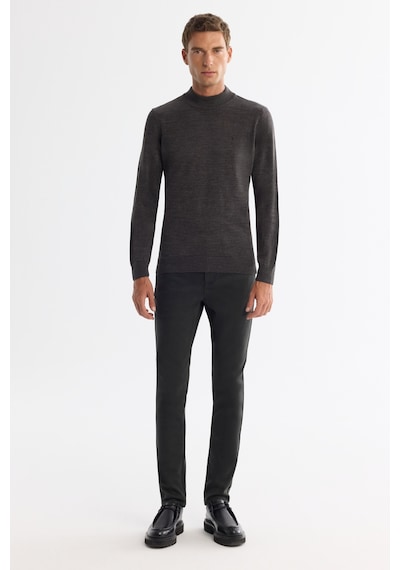 Avva Erkek Haki Klasik Bel Eskitme Yıkamalı Elastan Berlin Slim Fit Jean Pantolon A42y3533