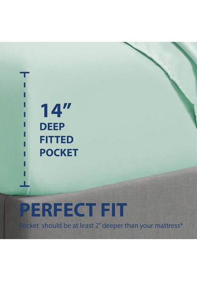 Lüks Kırışıklık Ve Solmaya Dayanıklı Çift Fırçalı Ultra Yumuşak Mikrofiber 35 Cm Standart Cepli Tek Kişilik Lastikli Çarşaf, Deniz Köpüğü, Tam Boy Çok Renkli Lüks Kırışıklık Ve Solmaya Dayanıklı Çift Fırçalı Ultra Yumuşak Mikrofiber 35 Cm Standart Cepli Tek Kişilik Lastikli Çarşaf, Deniz Köpüğü, Tam Boy Çok Renkli