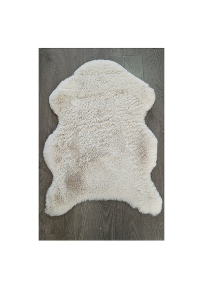 Post Halı 90 Cm / 60 Cm Açık Krem