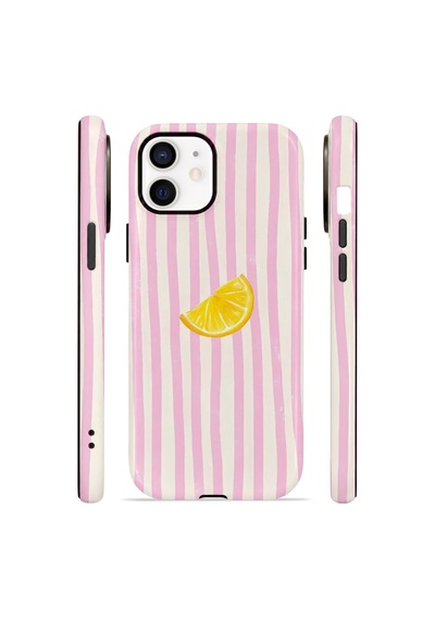 Apple iPhone Uyumlu 11 Vorian Çift Katmanlı Magsafe Kılıf Pink Lemon Drop