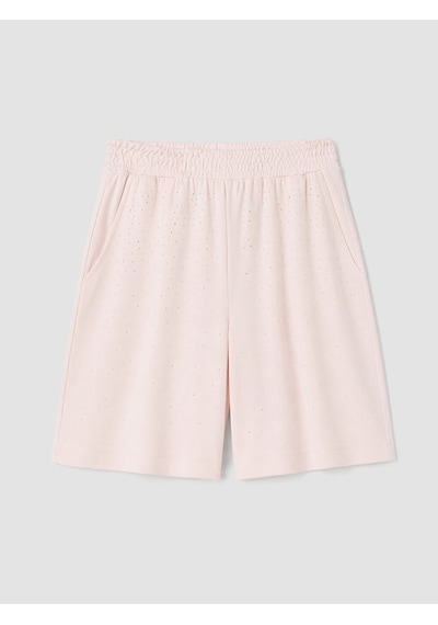 Lcwaıkıkı Classic Pembe Taşlı Soft Touch Kadın Şort
