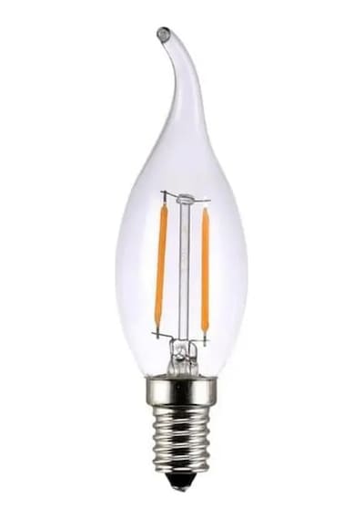 Cata Ct-4064 10'lu Paket Kıvrık Led Rustik Ampul - 7w E14 İnce Duy, Dekoratif Avize Ampulü 3000k Günışığı Genel