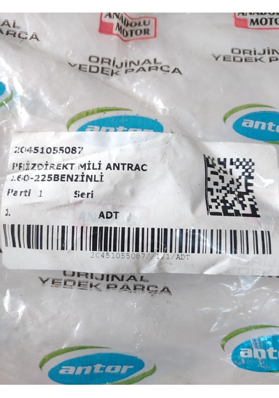 Antrac Çapa Prizdirek Mili (160/200/225 MODELLERİ ILE UYUMLUDUR.)