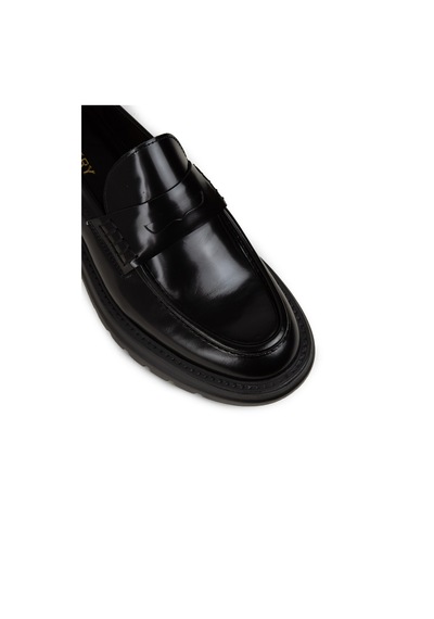 Deery Erkek Hakiki Deri Siyah Loafer Ayakkabı - 02006msyhe03 Siyah