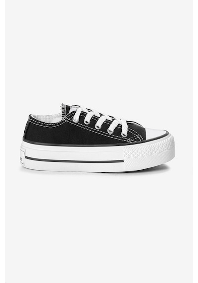 Tonny Black Termo Kalın Taban Bağcıklı Keten Çocuk Unisex Siyah Spor Ayakkabı Tbh1465 Siyah