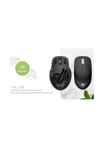 HP 430 3B4Q2AA Kablosuz Bluetooth Çoklu Cihaz Optik Mouse