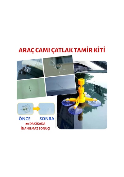 Araç Camı Çatlak Tamir Kiti (Full Set) N11.1404