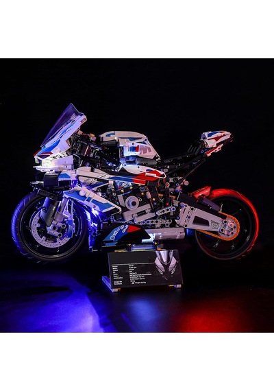 Rgb Işıklı Bmw M 1000 Rr Technic Yapı Blok Seti Motor Modeli Lego Marka Değildir 1:5 Ölçek Rgb Işıklı Bmw M 1000 Rr Technic Yapı Blok Seti Motor Modeli Lego Marka Değildir 1:5 Ölçek