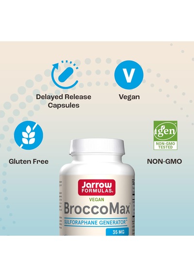 Jarrow Formulas Vegan Broccomax 35 Mg 120 Bitkisel Kapsül Dmmedicineden Usa Menşeii
