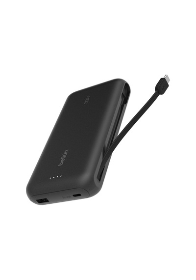 Belkin Taşınabilir Şarj Cihazı, 20k Entegre Kablolu Taşınabilir G
