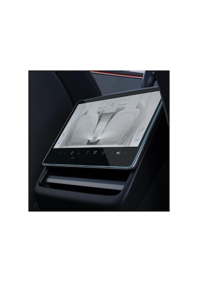 Tesla Y Uyumlu Arka Ekran 8 İnç Araç Ekran Koruyucu Nano Film Parlak 9h Kırılmaz