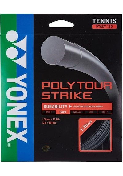 Yonex Poly Tour Strike 1.25 12 M Tenis Kordajı Füme