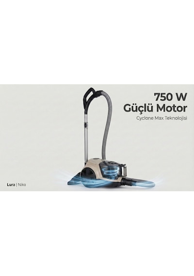 Lura Nika 154R ​​750 W Toz Torbasız Süpürge