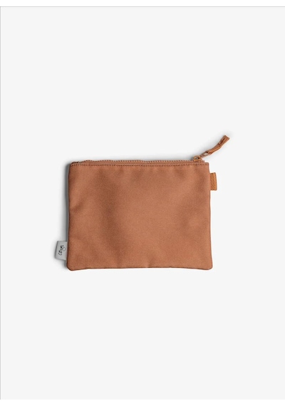 Citron Fermuarlı Çok Amaçlı Kumaş Cüzdan - Caramel 1060759