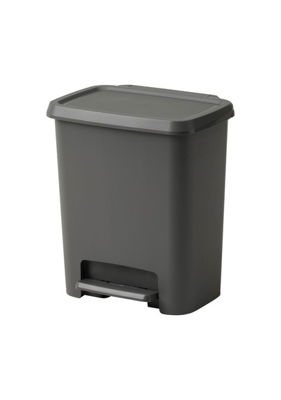 Knöckla Çöp Kutusu, Koyu Gri, 25 Lt, Büyük Boy Çöp Kutusu Hacim 25 Lt Gri