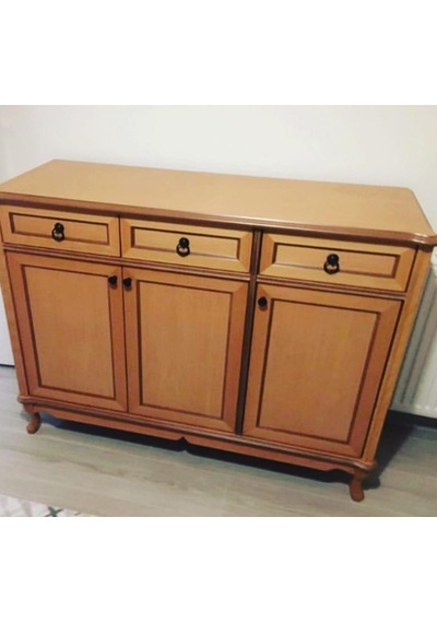 Masifart_Mobilya Masifart 3 Kapaklı Çekmeceli 130 Cm Dolap