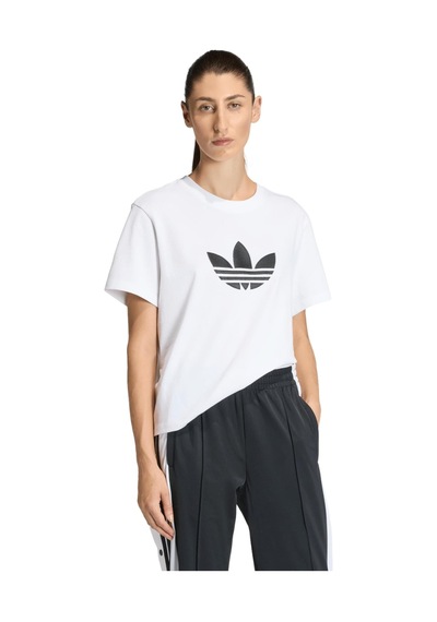 Kd6225-k Adidas Trefoıl Boxy T Kadın T-shirt Beyaz Kd6225-k Beyaz