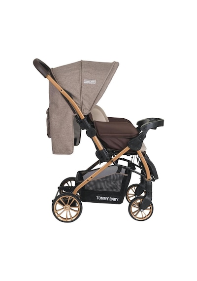 Tommybaby TB-980 Gold Çift Yön Lüx Bebek Arabası Puset Füme