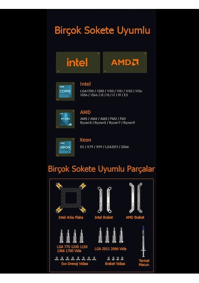 360 Pro White Argb 360mm Sıvı Soğutucu Intel-amd Uyumlu Siyah Dijital Isı Göstergeli