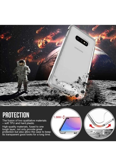 Galaxy S10e Kılıf Zore Gard Silikon Renksiz